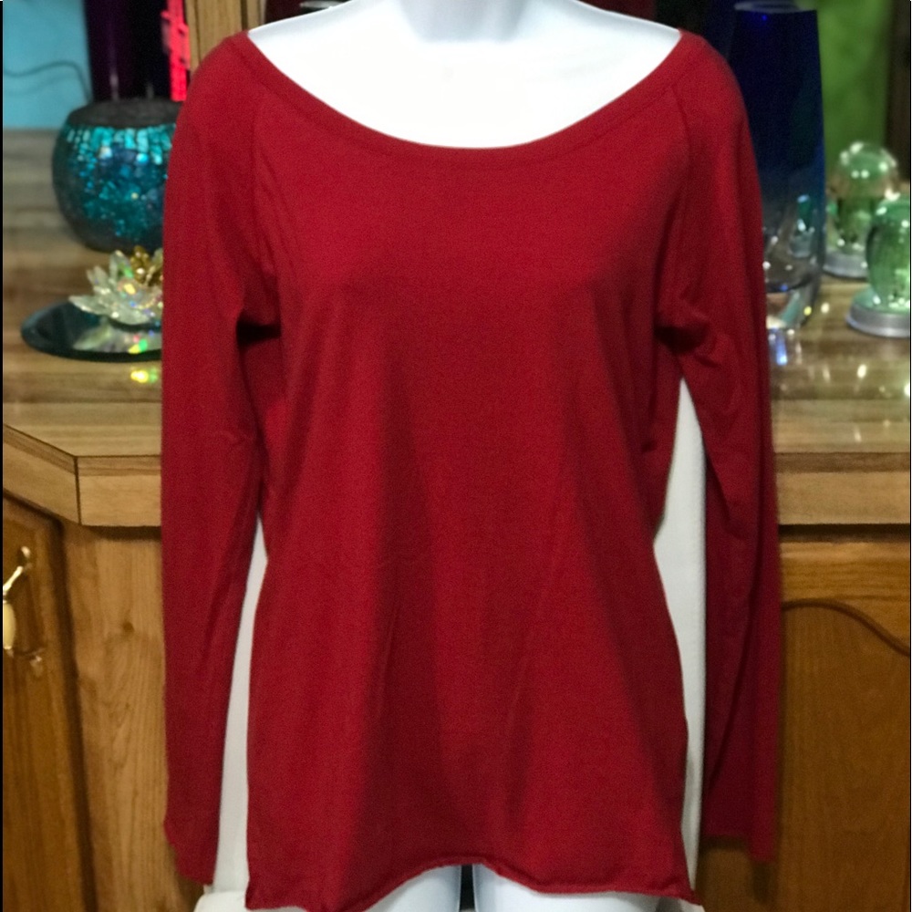 Personal Identity red long sleeve tee